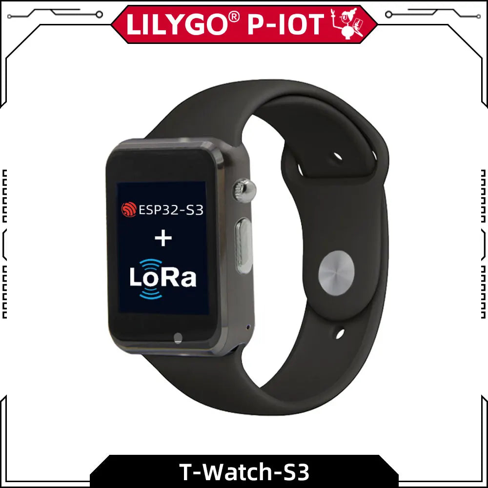 LILYGO T-Watch-S3 ESP32-S3 LoRa Watch Integrated WIFI Bluetooth LoRa Sensor Mic Speaker Vibration Motor product image