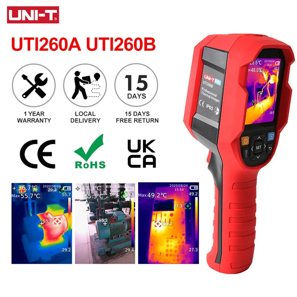UNI-T UTI260B UTI260A Thermal Camera 256X192 Pixels Construction Thermal Imager PCB Circuit Floor Heating product image