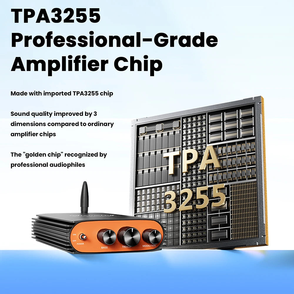Bluetooth 5.3 HiFi Power Amplifier TPA3255 Chip 600W Dual Channel DSP Sound Tuning for Home detail image 3