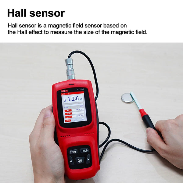 UNI-T Handheld Digital Gauss Meter UT335A UT335B 0-3000mT Automatic Manual Zeroing For detail image 3