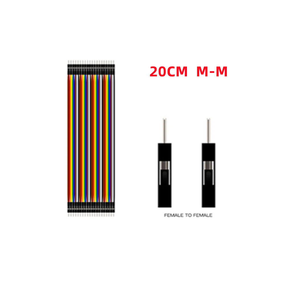 40PIN 10CM 20CM 30CM Dupont Line Male to Male + Female to Male and Female to Female Jumper Dupont Wire Cable for Arduino DIY KIT