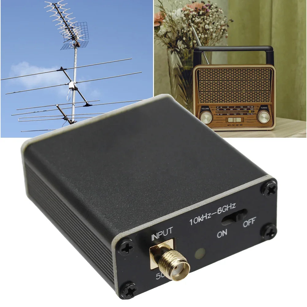 10k-6GHz Full Band Low Noise Amplifier 20dB High Gain Power Preamplifier LNA Module Low Noise Gain Block product image