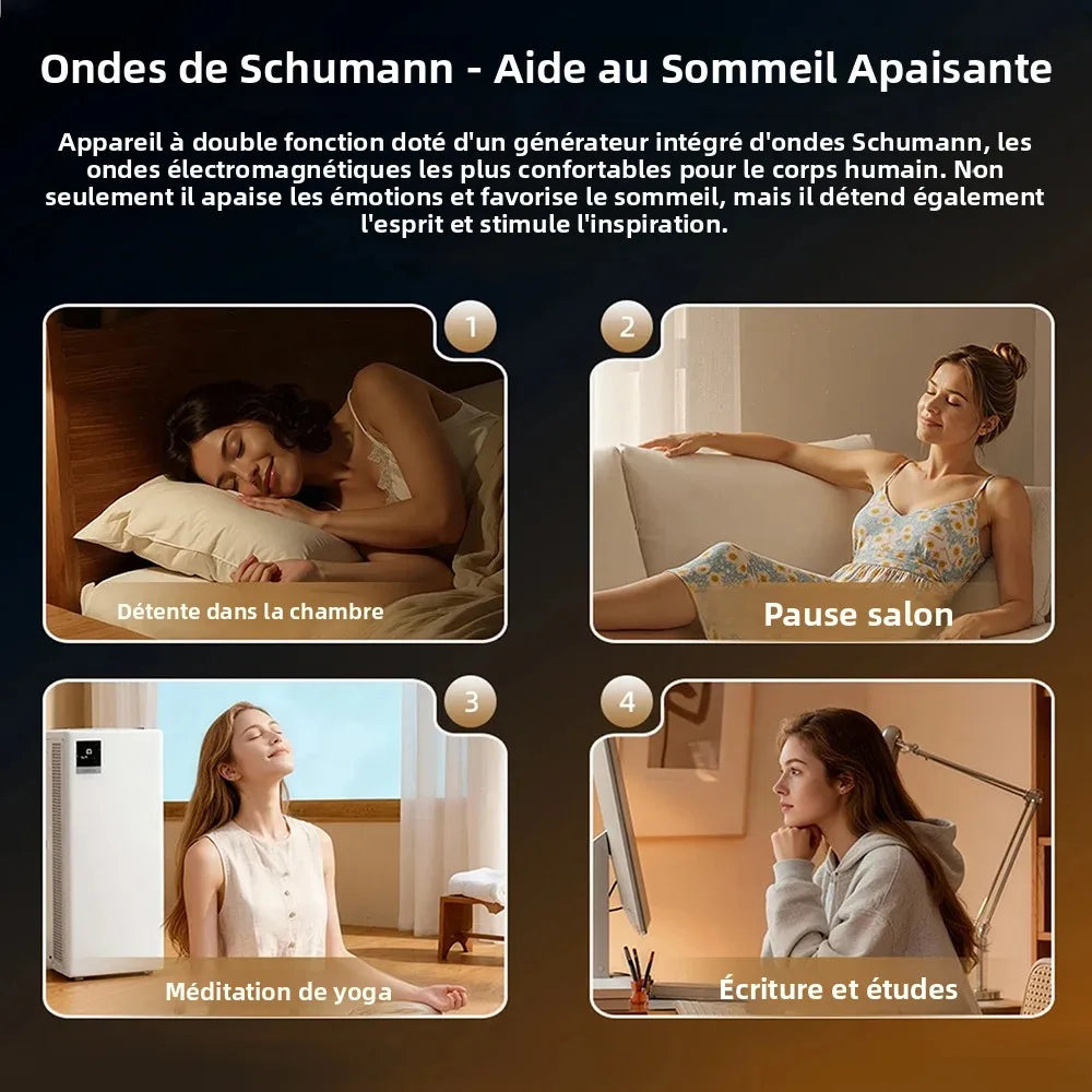 SL06 Schumann Mini Signal Generator With Sleep Night Light Silent Soft Light Dual Use detail image 6