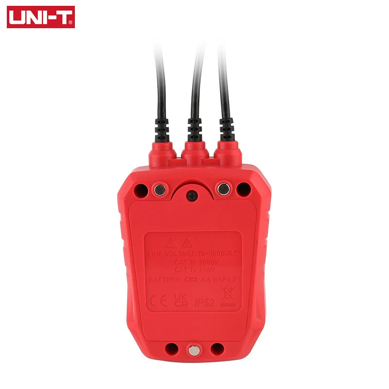 UNI-T Non-Contact Three Phase Detector UT262E Rotation Tester Phase Sequencer Breaker Finder detail image 3