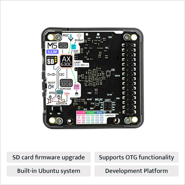 M5stack LLM (Large Language Model) Module (AX630C) Edge AI Development Board detail image 4