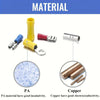 280Pcs Spade Crimp Terminal Connector Kit with 4-in-1 Wire Stripper Copper Contact Crimp Termination Insulated Cable Connectors