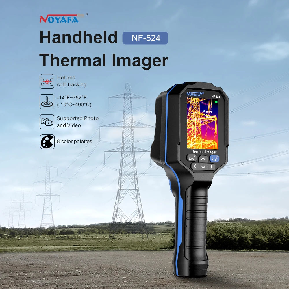 NOYAFA NF-524 Thermal Imaging Camera For Water Pipe Leak and Power Electrical 120*90 detail image 5