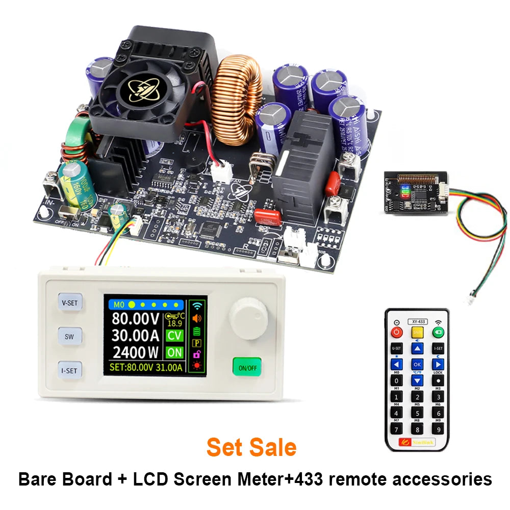 XY8030S 2400W 30A Buck DC Digital Power Supply Adjustable Step-Down Converter MPPT Charging detail image 9