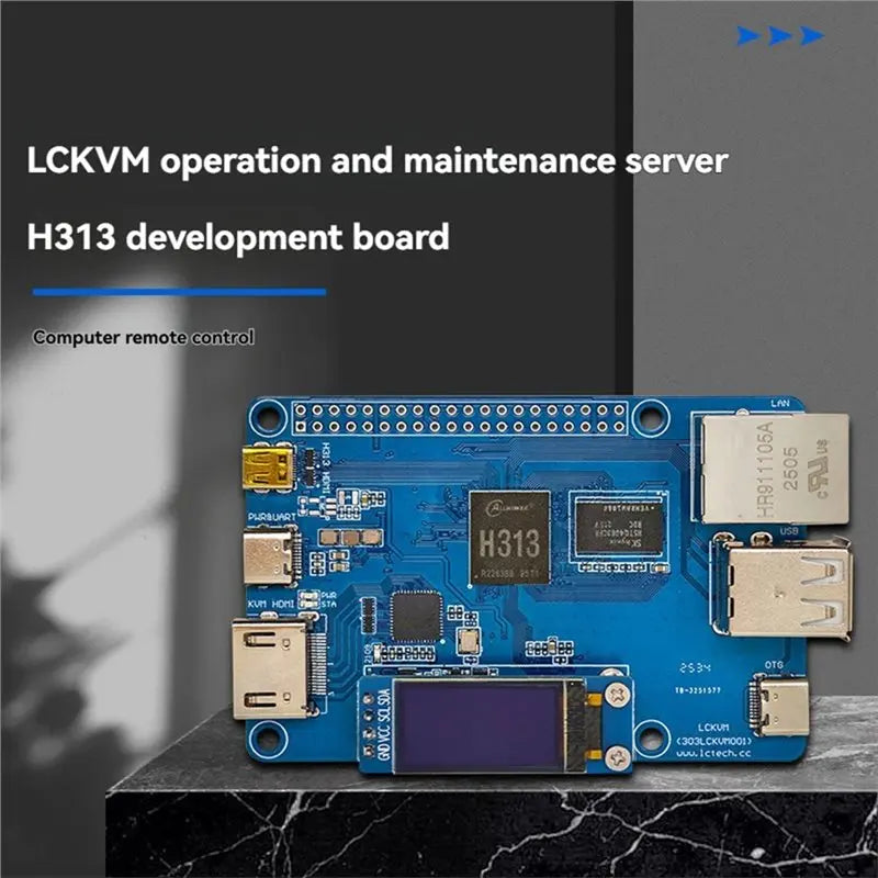 Stable Performance-LCKVM Server H313 Development Board 512MB/1GB DDR3 Memory Computer Remote detail image 4