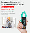 268B Digital Clamp Meter 60A 1000V AC DC Current Clamp True RMS Clamp Amperemeter Voltmeter detail image 4