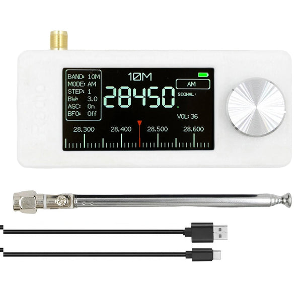 New SI4732 0.5-108mhz Pocket Mini Radio LSB USB AM FM All Band Radio Receiver with Antenna detail image 9