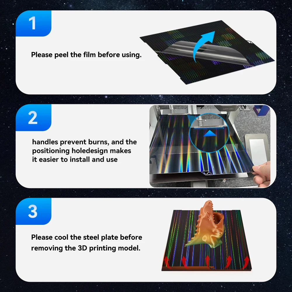 K1 Max Build Plate For Creality K1C Bed Creality k1 Build Plate H1H PEO PEY PEI Sheet 235x235 310x315 Ender 3 S1 Ender 3 V3 Se