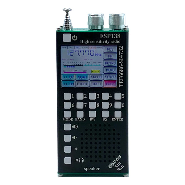 Dual Modes RDS Data Display Radio 2500mAh Hand-Held Radio Receiver ESP138 ESP32 SI4732 for detail image 7