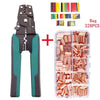 125/250/578Pcs Wire Ferrules Kit  Copper Crimp Connector Copper Connection Tube Terminal Connect and Protect The Connection