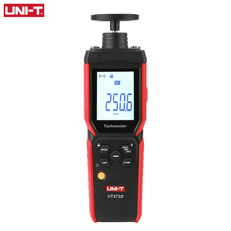 UNI-T Speed Tachometer 2-in-1 UT372D Laser Tachometer Contact And Non-contact Tacometro Digital RPM Meter product image