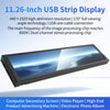 11.26 Inch USB Type-C Secondary Screen IPS 1920x440 Display Video Player Electronic Photo Album 170 ° Wid product image