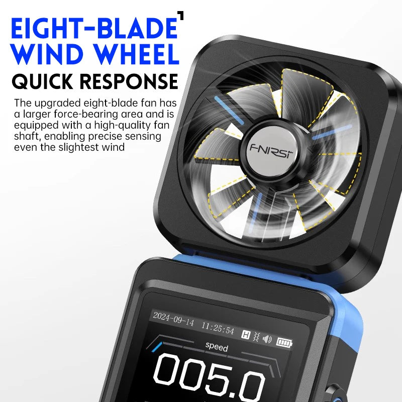FNIRSI FAM-02 3 in 1 High Accuracy Anemometer Thermometer Professional Anemometer detail image 4