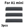 Nozzle Brush for Bambu Lab A1 Wiper Silicone Brush Hotbed Mounted Scrubbers for Bambulab A1 Cleaning Tool 3D Printer Accessories