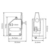 3D Printer Parts for MK8 Extruder Clone Dual Drive Extruder Upgrade Bowden Direct Extruder 1.75mm Filament for CR10 Ender 3 Pro