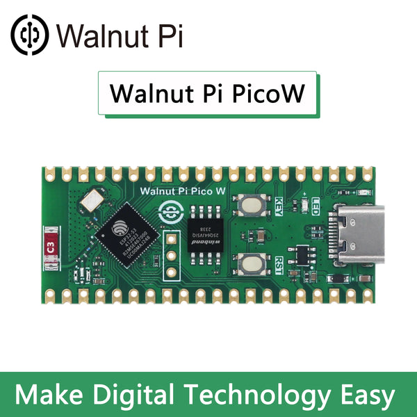 Walnut Pi PicoW ESP32-S3 S3R2 Development Board 2.4G WiFi 802.11 B/G/N+Bluetooth 5 for Raspberry Pi PicoW product image