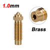 For Elegoo Neptune 4 Max/4 Plus Brass Copper Plated Hardened Steel Nozzle Upgraded Nozzle High Speed Nozzles Hotend Kit
