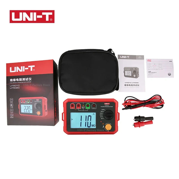 UNI-T Insulation Resistance Tester UT501 UT502 Digital Voltmeter Ohmmeter Megohmmeter detail image 9