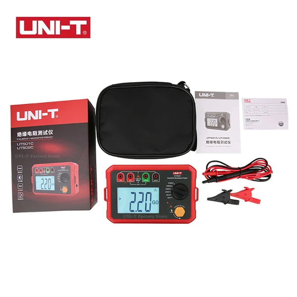 UNI-T Insulation Resistance Tester UT501 UT502 Digital Voltmeter Ohmmeter Megohmmeter detail image 11
