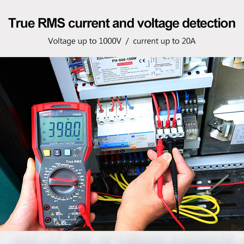 UNI-T Professional Digital Multimeter UT89X UT89XD True RMS NCV 20A Current AC DC Voltmeter detail image 4
