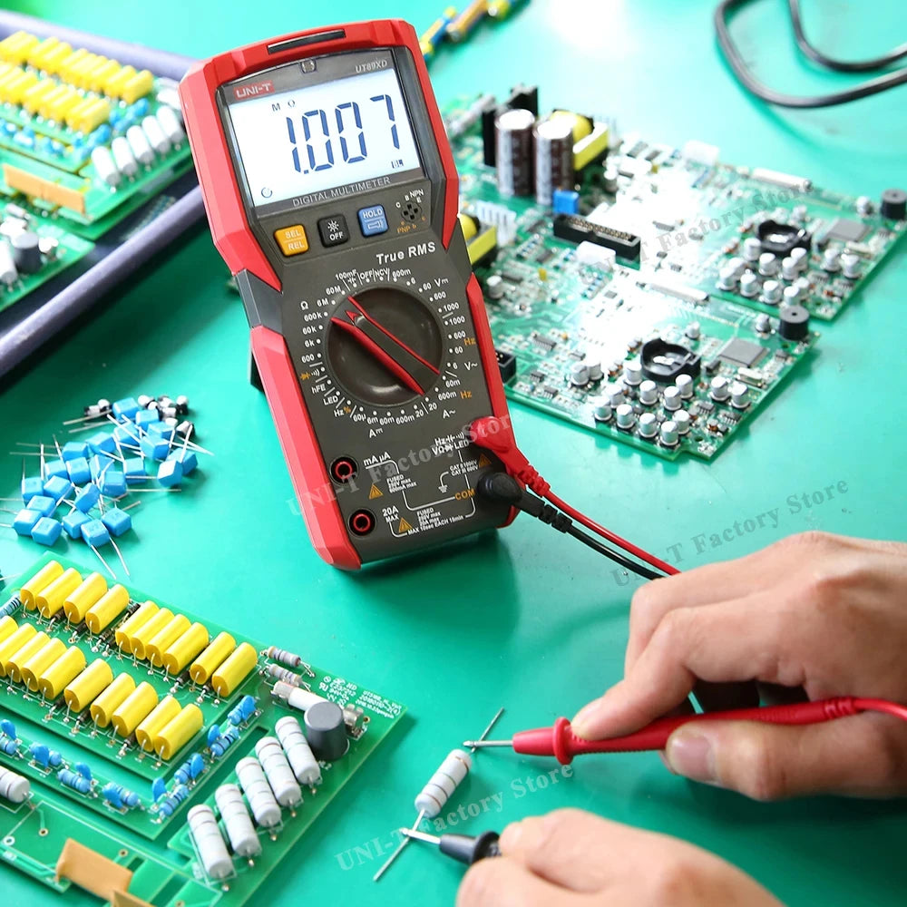 UNI-T Professional Digital Multimeter UT89X UT89XD True RMS NCV 20A Current AC DC Voltmeter detail image 5