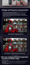 UNI-T UT205A+ UT206A+ Digital Clamp Meter 1000V AC DC Current Pliers Clamps Voltage Tester detail image 4