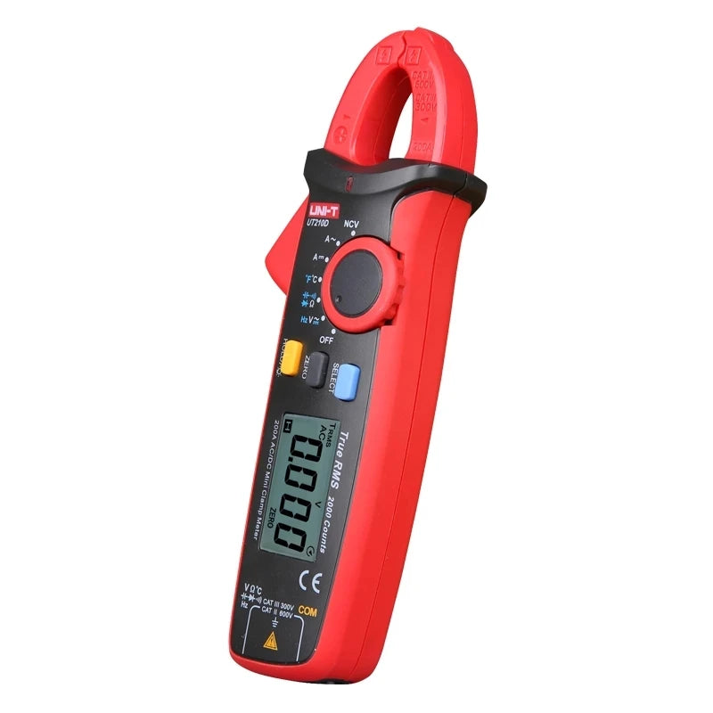 UNI-T UT210D Digital Clamp Meter True RMS Voltage Resistance Capacitance Multimeter detail image 2