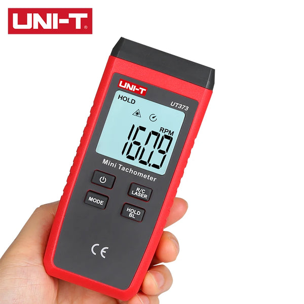 UNI-T UT373 Mini Digital Laser Tachometer Non Contact Universal 99999 RPM Meter Rotational detail image 3